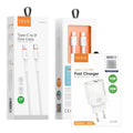 Pack cargador carga rápida doble puerto Tipo-c 20W, Usb 18W. + cable Tipo-c, Lighting IP (IPhone) 30W. Trenzado reforzado 1,20cm.